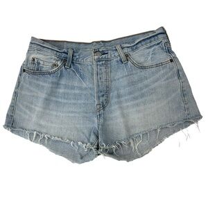 Levi’s 501 Classic Button-Fly Jean Shorts, 29